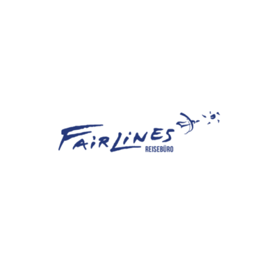 Needs translation: Logo Reisebüro Fairlines