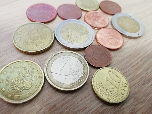 Kleingeld Euromünzen